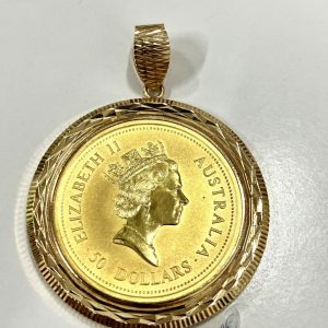 K24オーストラリアコイン付きK18トップ